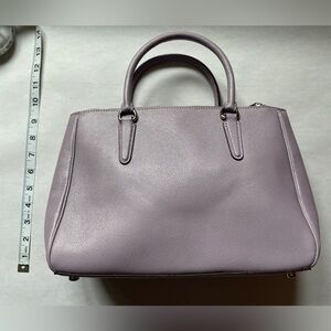 Coach Purple Leather Satchel